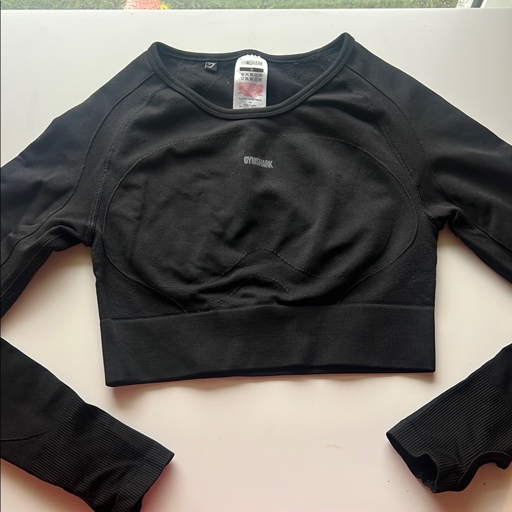 Gymshark Women's Black Long Sleeve Top